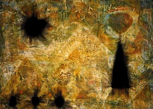 Landschaft mit schwarzen Löchern (1996)