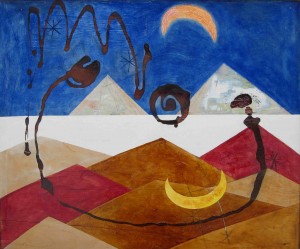 Mond spiegelt in den Bergen (1990)